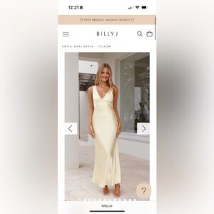 Billy J Sofia Maxi Dress - Cream
